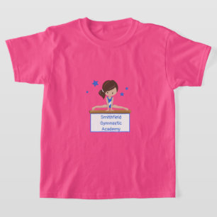 Gymnastic School Class Academy Custom Text   T-Shirt