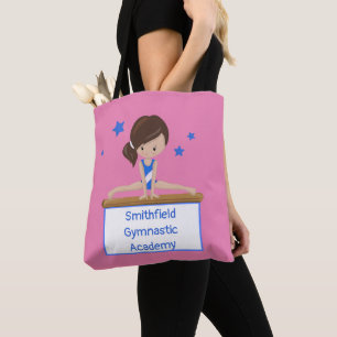 Gymnastic School Class Academy Custom Text Tote Bag