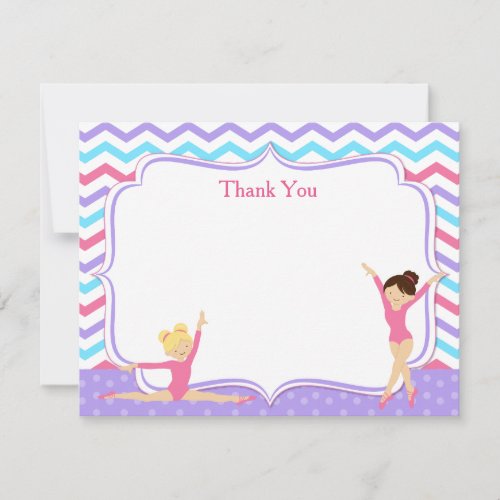 Gymnastic Thank You Notes