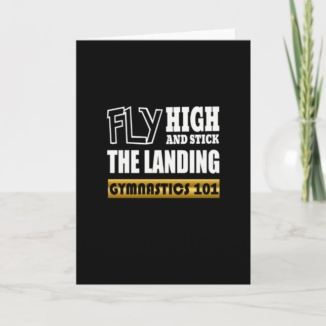 Gymnastics 101 Fly High - Bar Gymnast Card (Front)