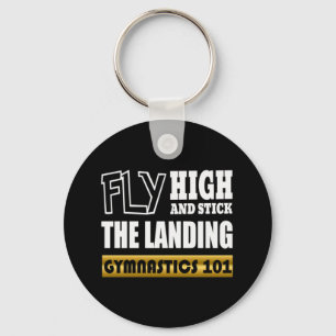 Gymnastics 101 Fly High - Bar Gymnast Keychain