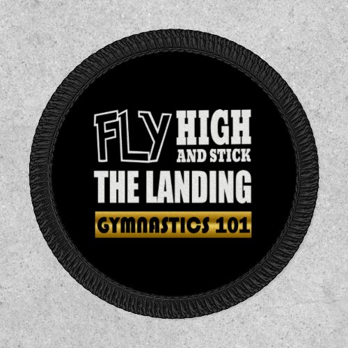 Gymnastics 101 Fly High _ Bar Gymnast Patch