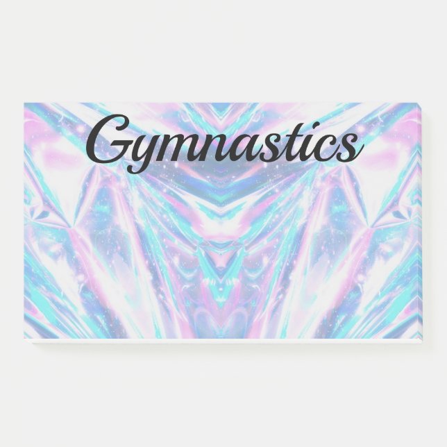 GYMNASTICS 10" x 6" Post-it® Notes (Front)