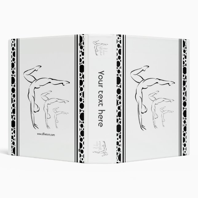 Gymnastics 3 Ring Binder (Background)