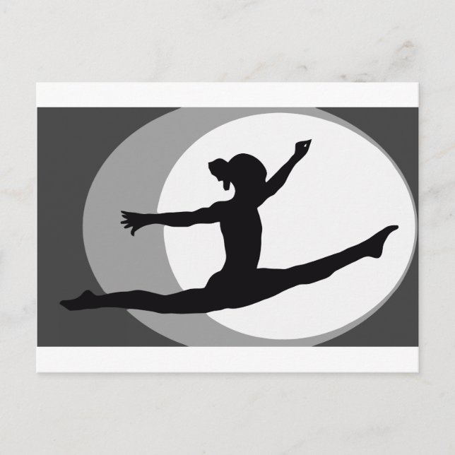 Gymnastics 4 postcard (Front)