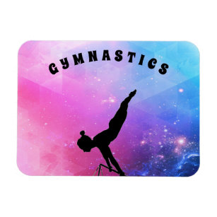 Gymnastics Abstract Magnet