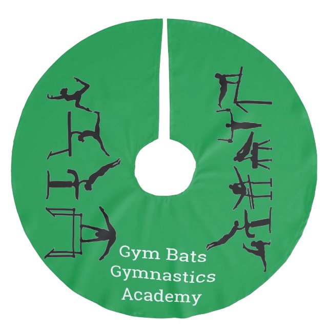 Gymnastics Academy Christmas Tree Skirt (Front)