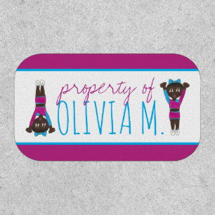 Gymnastics Acro Acrobatics Tumbling Dancer Girl Patch