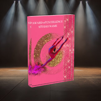 Gymnastics & Acrobatics Award in Bright Coral Pink