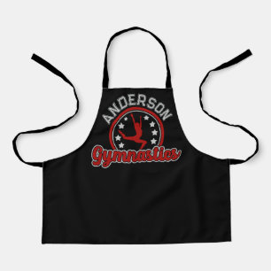 Gymnastics ADD NAME Gymnast Vault Floor Athlete Apron