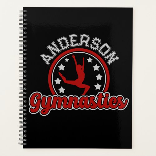 Gymnastics ADD NAME Gymnast Vault Floor Athlete  Planner