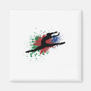 Gymnastics Aesthetic Gymnast Dance  Magnet