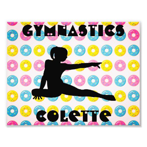 Gymnastics and Donuts Photo Print