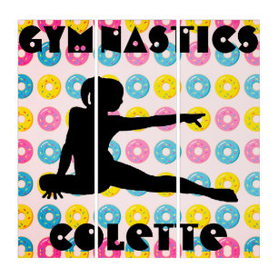 Gymnastics and Donuts Triptych