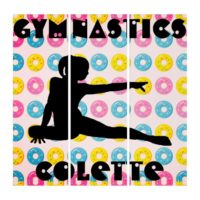 Gymnastics and Donuts Triptych (Front)