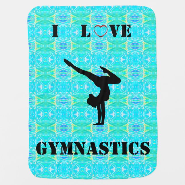 Gymnastics Baby Blanket (Front)