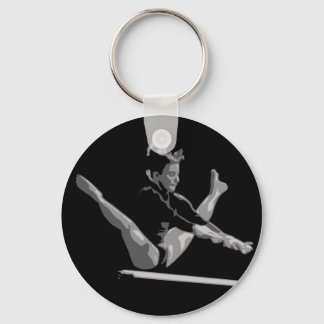 gymnastics balance beam keychain