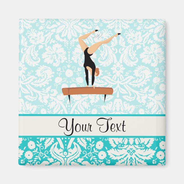 Gymnastics Balance Beam Magnet (Front)