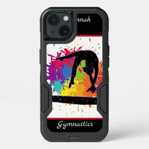 Gymnastics Balance Beam Paint Splatter iPhone 13 Case
