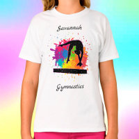 Gymnastics Balance Beam Paint Splatter