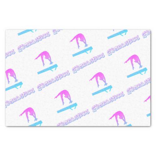 Gymnastics Balance Beam Print    Tissue Paper