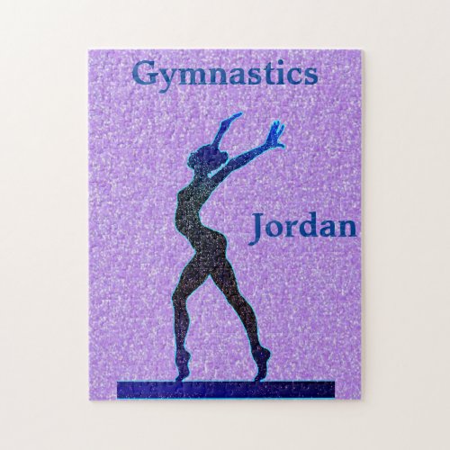 Gymnastics Balance Beam Sparkle Puzzle