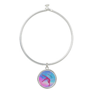 GYMNASTICS BANGLE BRACLET PERSONALIZED. BRACELET