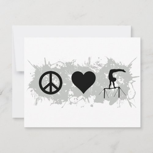 Gymnastics (Bars) Personalized Invites