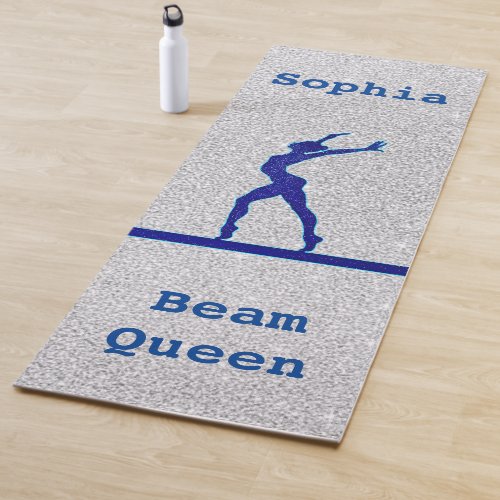 Gymnastics Beam Queen Custom Yoga Mat