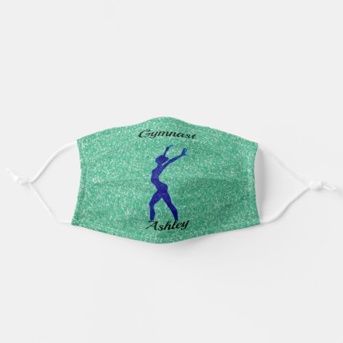 Gymnastics Beam Sparkle Face Mask