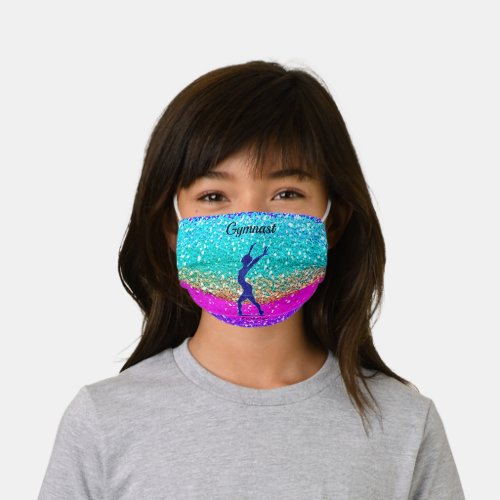 Gymnastics Beam Sparkle Face Mask