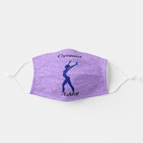 Gymnastics Beam Sparkle Face Mask