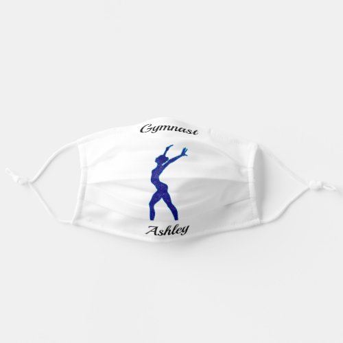 Gymnastics Beam Sparkle Face Mask