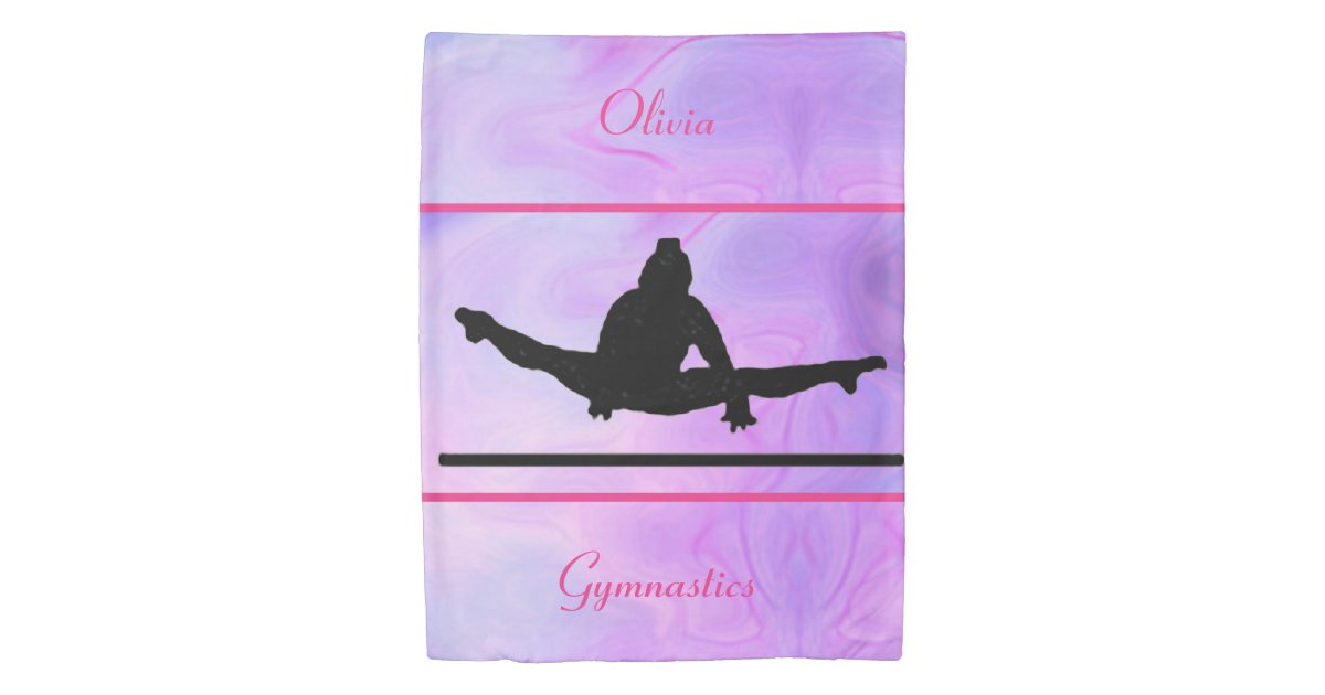 Gymnastics Bedding Reversible Duvet, Gymnastics Single Duvet Cover