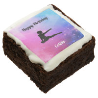 Gymnastics Birthday Brownies