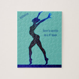 Gymnastics Born to Sparkle on Beam Puzzle