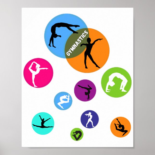 Gymnastics Bubble Poster (Front)
