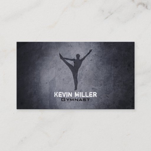Customizable Gymnastics Business Cards