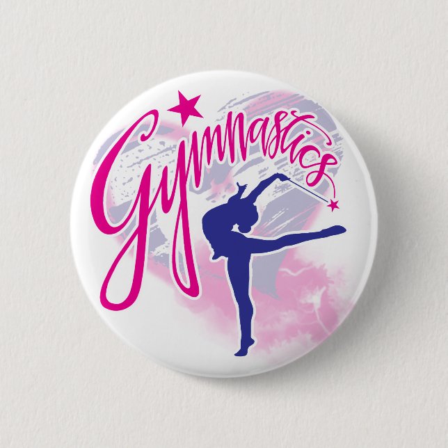 Gymnastics Button (Front)