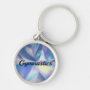 GYMNASTICS Button Keychain