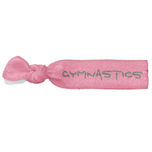 Gymnastics by Your Name Hair Ties Pink