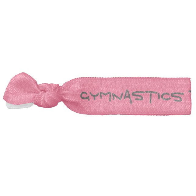 Gymnastics by Your Name Hair Ties Pink (Left)