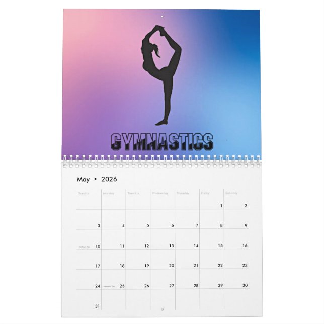 Gymnastics Calendar (May 2026)
