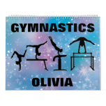 Gymnastics Calendar Blue Glam