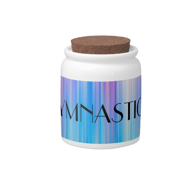 Gymnastics Candy Jar (Front)