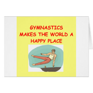 Funny Gymnastics Cards | Zazzle