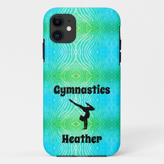 Gymnastics Cell Phone Case - Personalized (Back)