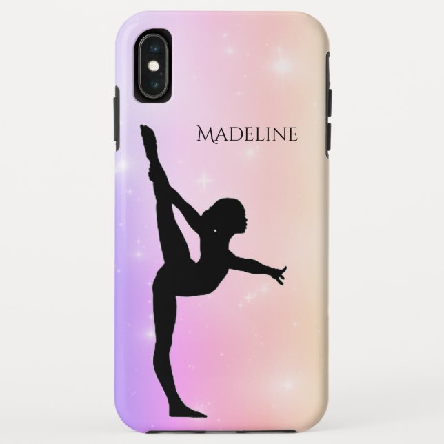 Gymnastics Cell Phone Case w/ Name of Gymnast (Back)