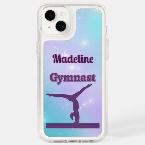 Gymnastics Cell Phone Case w Name of Gymnast