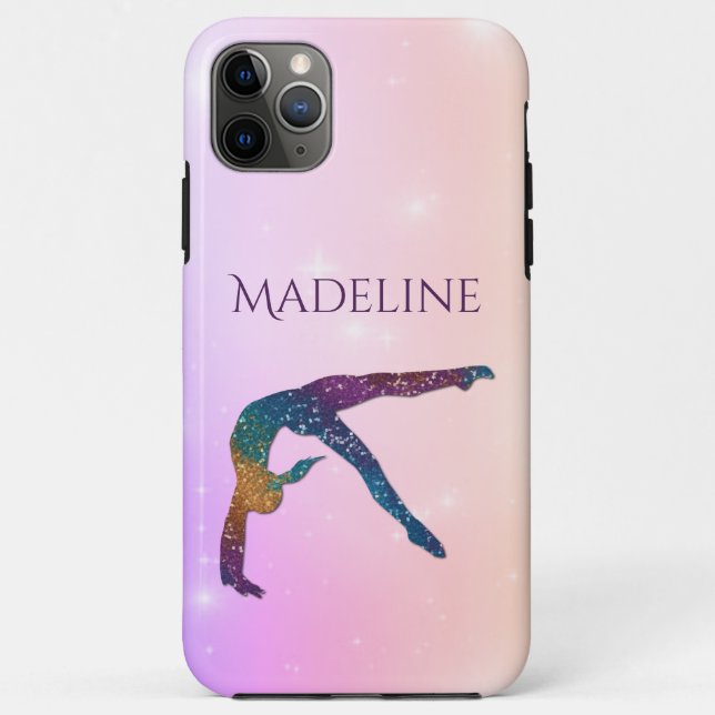 Gymnastics Cell Phone Case w/ Name of Gymnast (Back)